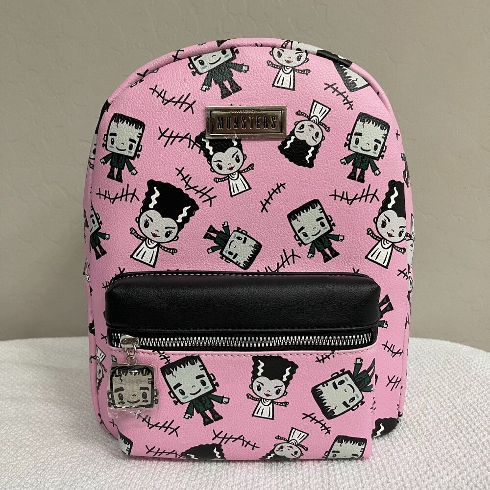 BIOWORLD ~ Universal Monsters Pink Mini Backpack from Hot Topic - NWT!